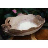 Turtle Wooden Bowl 12"X9"X4" Hand Carved Acacia Wood | #wyu0130   